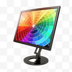 颜色选择器 3D 插图渲染