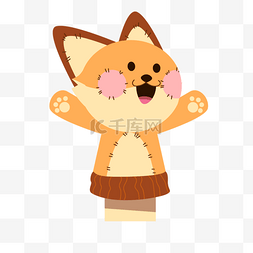 棕色的狐狸图片图片_狐狸布偶玩偶