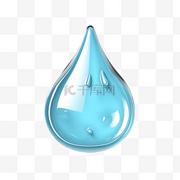 3d水滴3d雨天气元素