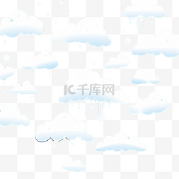 简单天空图片_装饰印花蓝色风暴云，带闪电和雨