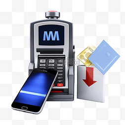 手机阅读器图片_使用 atm 机提取现金交易钞票复选