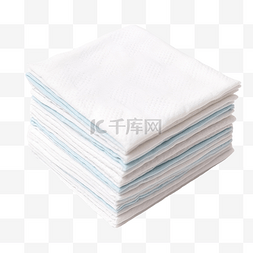 白色毛巾图片_纸巾纸