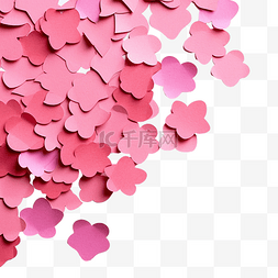 地球未来图片_粉红色的纸打成可回收的形状隔离