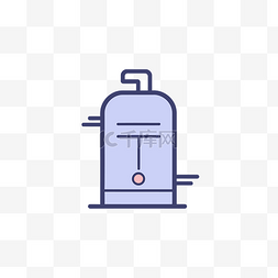 热水器图标图片_单色风格 向量