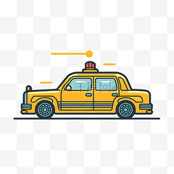 适用于任何应用的平线出租车插图