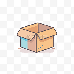 盒子设计矢量素材图片_您网站的盒子的卡通图标 向量