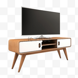 硬木图片_3D可爱木制电视桌
