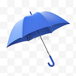 蓝色的小路图片_蓝色伞隔离