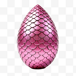 抽象蛋图片_粉色金属龙蛋