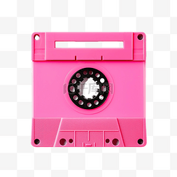 粉色盒式磁盘