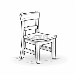 白木椅图片_显示木椅的插图