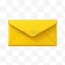 信封消息黄色