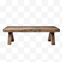 木材展示图片_复古木桌面或木架子隔离在白色