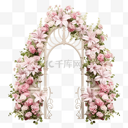 城堡玫瑰图片_装饰造型门用造型花