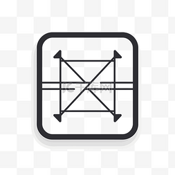 ios应用程序图片_带有指向不同方向的箭头的正方形