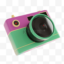 相机3d渲染彩色质感