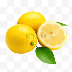 黄蓝色背景图片_黄柠檬