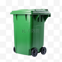 绿色垃圾桶生态