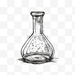 烧瓶3d图片_实验室玻璃烧瓶涂鸦