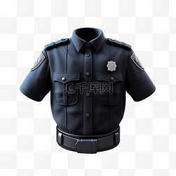 警察制服 3d 图