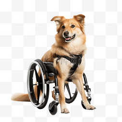 轮椅残疾人图片_狗轮椅 宠物腿残疾