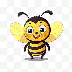 卡通蜜蜂人图片_卡通蜜蜂 PNG