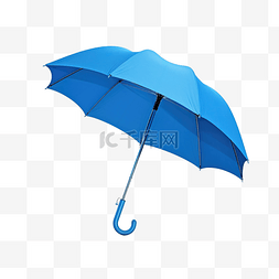 藍色沙灘傘