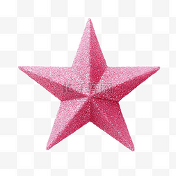 粉红色闪光星星