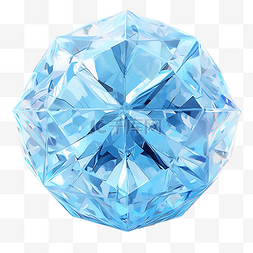 3d 钻石蓝色