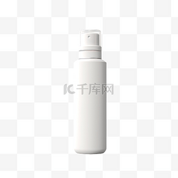 化妆品空白瓶图片_哑光化妆品瓶 3d 渲染