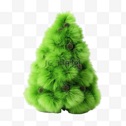 毛毡素材图片_毛茸茸的圣诞树