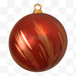 装饰球球图片_圣诞节装饰球3d花纹
