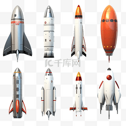 3d效果图图片_火箭和行星 3d 效果图集合