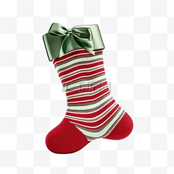 蓝色的袜子图片_圣诞礼物盒袜子