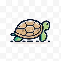 免费下载素材背景图片_用于平面设计矢量的海龟图标集免