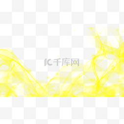 黄色水墨烟雾图片_烟雾飘渺抽象黄色