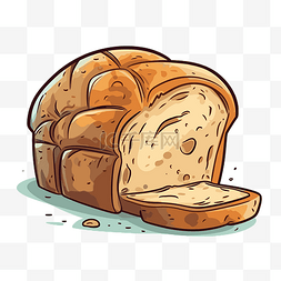 面包剪贴画 面包矢量 illustrasi 卡