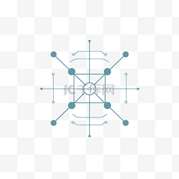 圆圈设计图片_圆圈中心的无线网络标志 向量