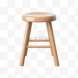 棕色简单桌子图片_简单的凳子椅子