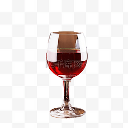 木酒杯图片_木质表面木桌上的红酒和圣诞装饰