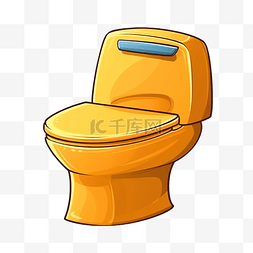 wc 厕所幼稚卡通物体