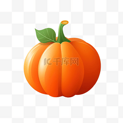 橙色秋季南瓜图标