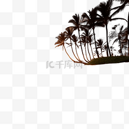 海滩上的树图片_夏威夷日落海滩的沙子上写着圣诞