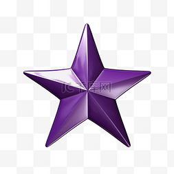 紫色复古星星
