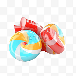糖果 3d 插图