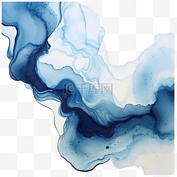 白金沙大理石图片_抽象海洋海军蓝色水彩或酒精墨水
