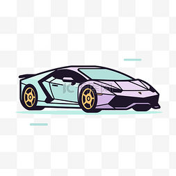 兰博基尼 aventador pista c 汽车图标 