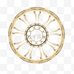 金属质感齿轮图片_圆形齿轮图案装饰