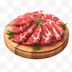 野牛肉图片_3d 烤肉图