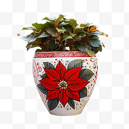 花卉植物图片_塔林圣诞博览会的装饰
